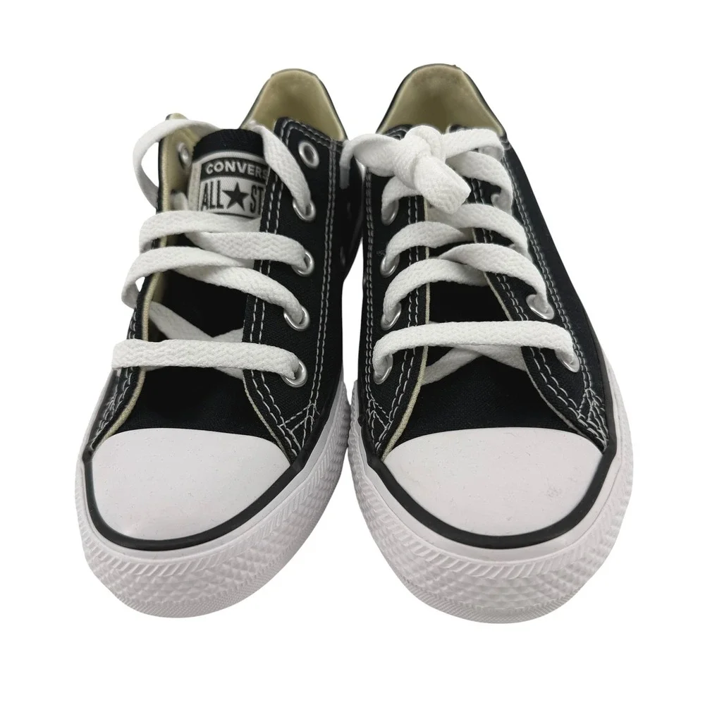 Converse Chuck Taylor All Star Low Top Kids Sneakers Black White Child Size 13
